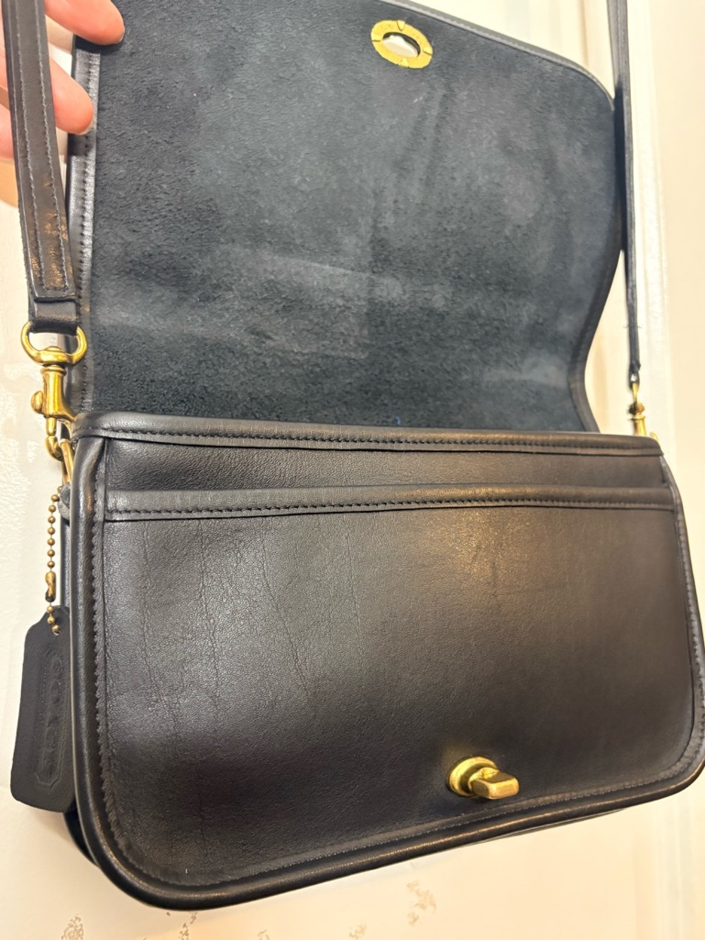 1998 Coach Pocket Purse #9755 Vintage Crossbody - Picture 12 of 16